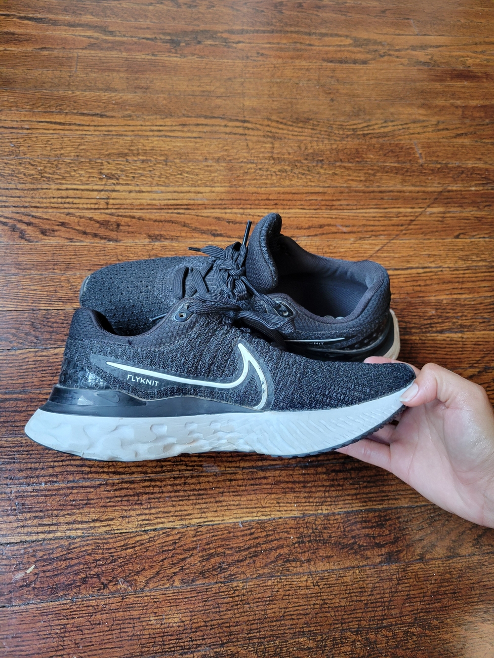 Nike React Infinity Run Womens Sz 6.5 Black Activewear, Casual Running - Picture 9 of 15